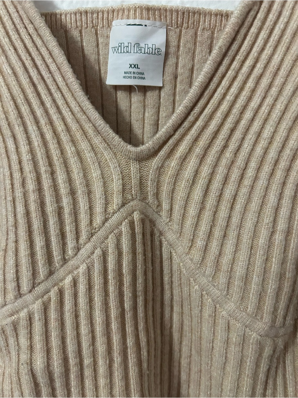 Wild Fable Ribbed Knit Crop Top - Picture 2 of 3